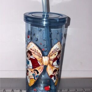 Disney Blue Tumbler with Princess Design